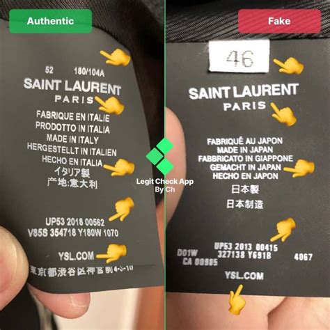 ysl teddy jacket fake